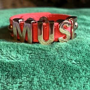 Coral MUSE Cuff Bracelet